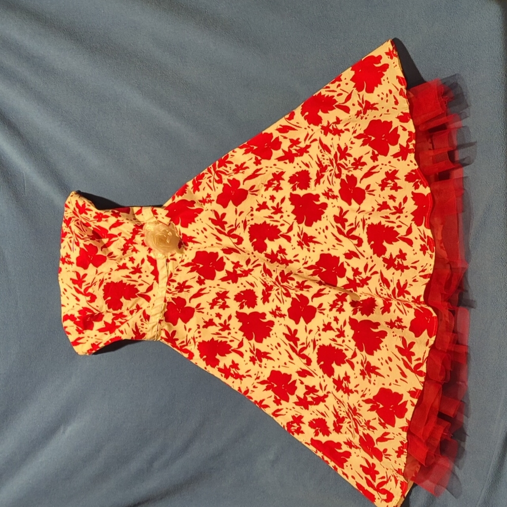 Red and White sundress